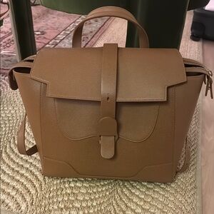 Senreve Maestra Tan Leather Women's Backpack